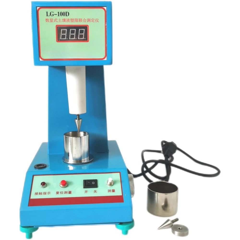Digital Display Soil Liquid Limit and Plastic Limit Testing Equipment/Casagrande Apparatus/Soil Penetrometer