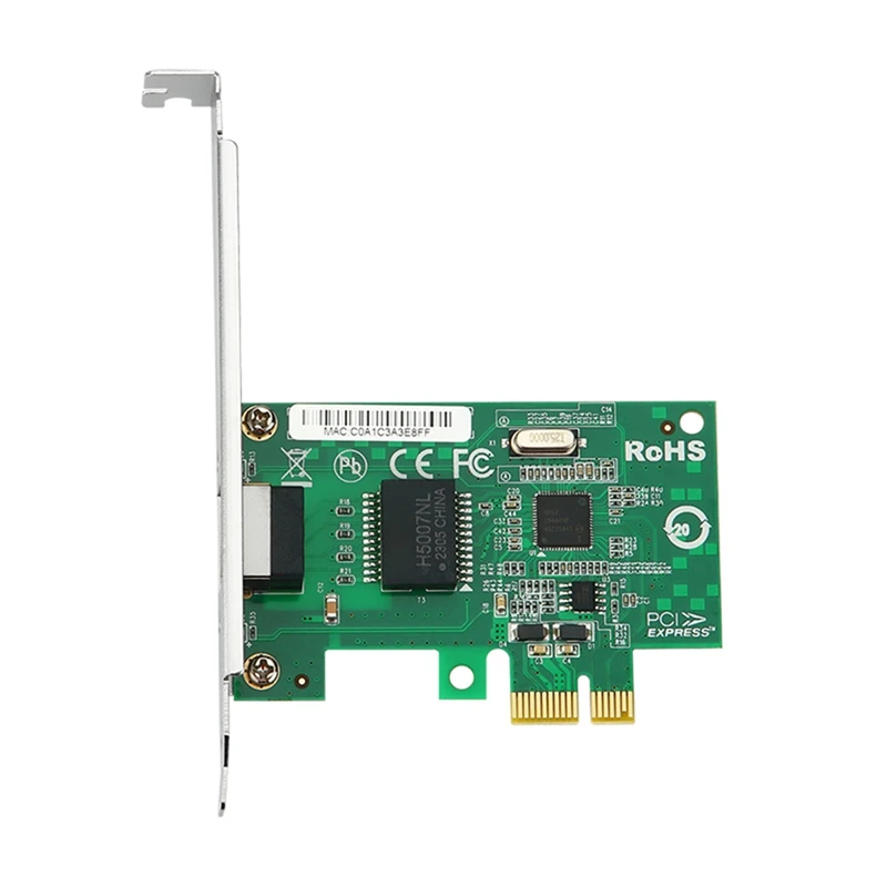 PCI Express Network Card PCIE X1 To RJ45 Gigabit Ethernet Network Adapter For  I210 Chip 1000Mbps PXE Network Card