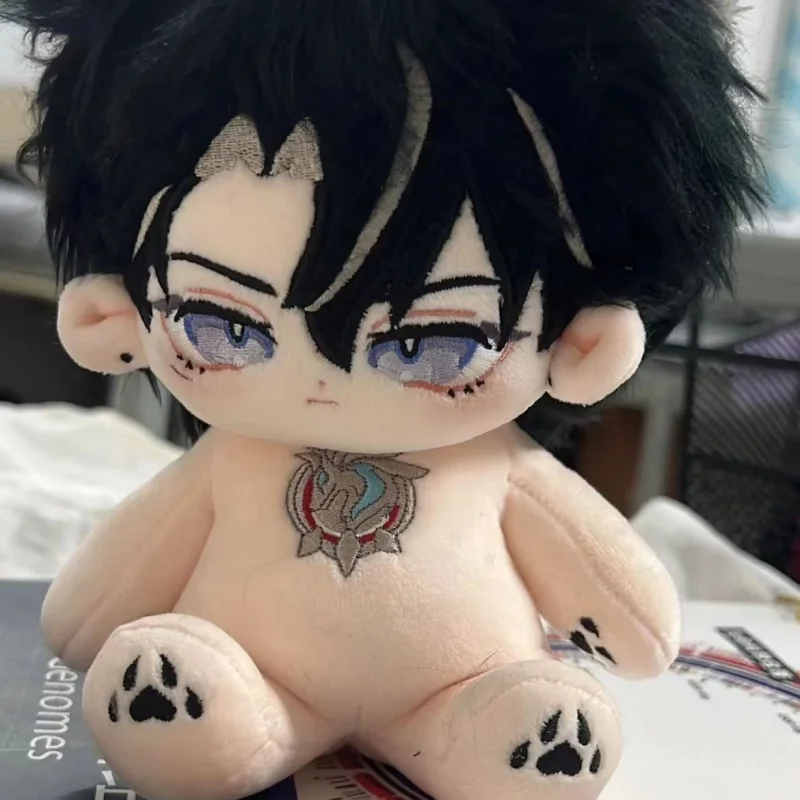 

Anime Genshin Impact Fontaine Wriothesley 20cm Toys Nude Doll Dress Up Clothes Soft Doll Stuffed Plushie