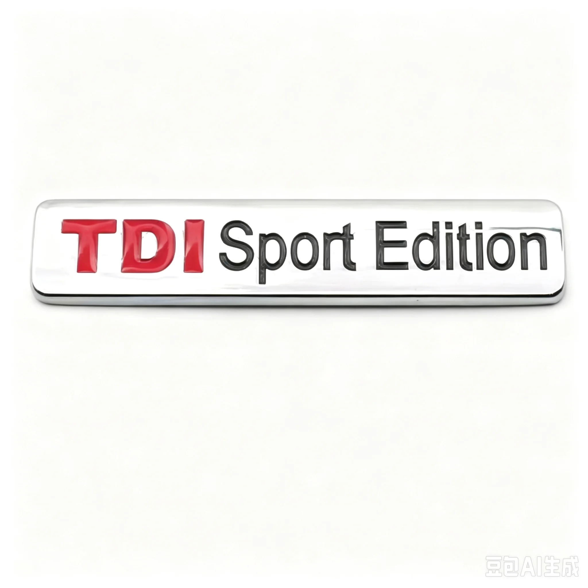 3D TDI SPORT EDITION Letter Sticker Fit Volkswagen Polo Golf MK6 MK7 Side Fender Rear Trunk Auto Styling Modification Badge