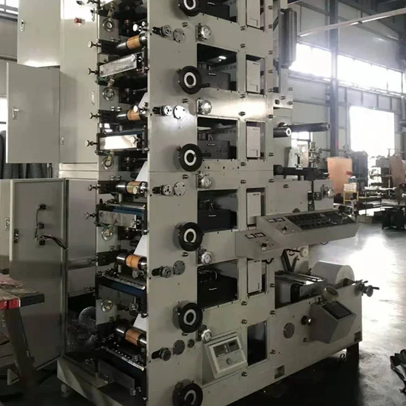 

Customizable Narrow Web 4 5 6 8 Colors 320mm UV Dryer Die Cutting Sticker Label Bopp Film Paper Cup Flexo Printing Machine