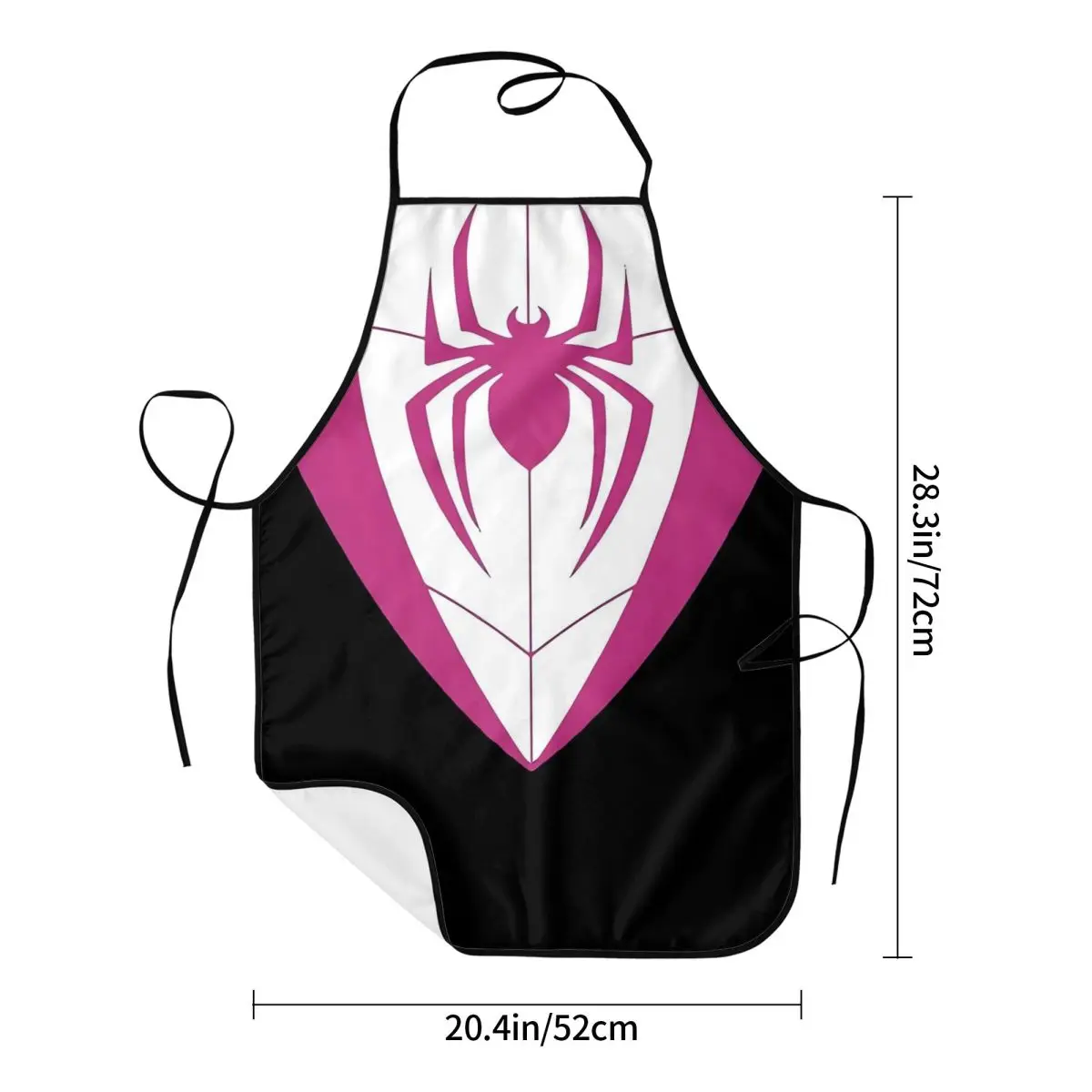 مخصص مريلة جوين بطل السوبر الرجل العنكبوت المئزر للرجال النساء للجنسين الكبار الشيف الطبخ المطبخ الساخن الجلد Tablier المطبخ البستنة #3