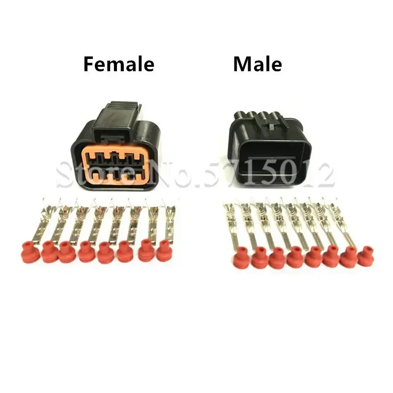 8 Hole PB625-08027 PB621-08020 Auto Vehicle Wire Plug Automotive Connector Lamp Headlight Socket For Audi BMW Ford