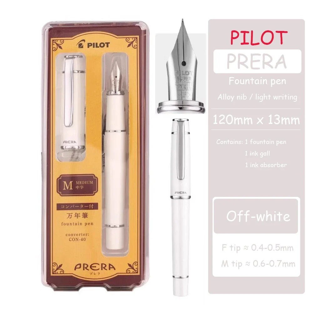 Original Pilot PRERA Fountain Pen Limited Edition DPK-FPR Writing Practice Replaceable Ink Bag Ink Pen Business Office Gifts