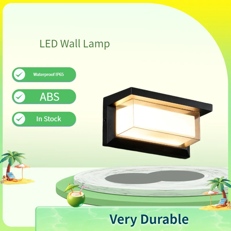 

2 Pack Outdoor Wall Light with Motion Sensor 20W LED Waterproof IP65 Porch Balcony Garden Lighting