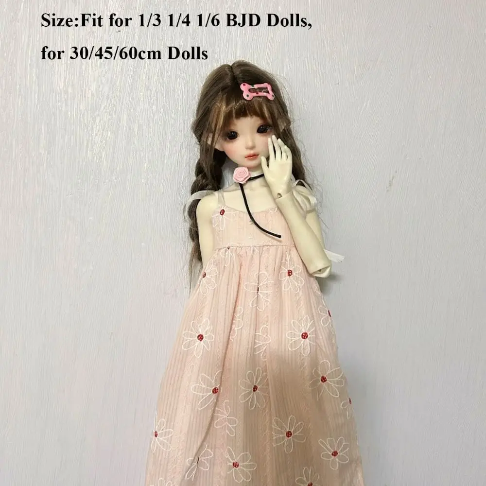 Handmake Doll Dresses Pajamas Fashion 4 Colors Doll Princess Long Skirt Mini for 1/3 1/4 1/6 BJD 30/45/60cm Dolls