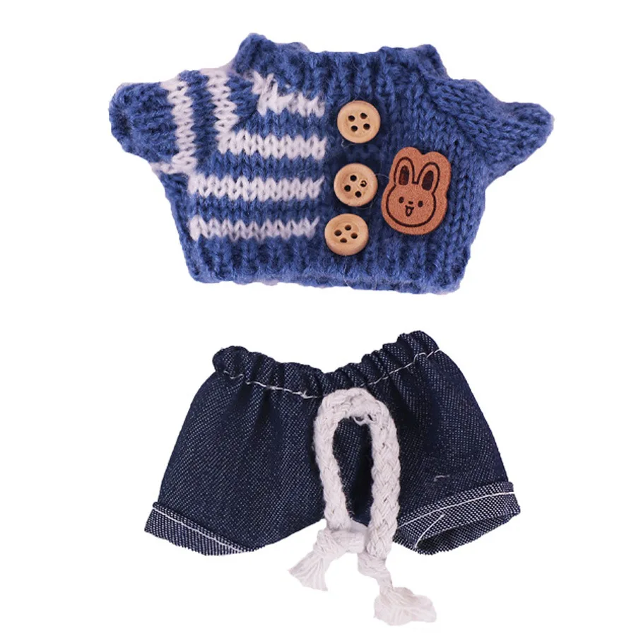 ชุดเสื้อผ้าลาบูบู |   อุปกรณ์ตกแต่งตุ๊กตา Labubu Sitting Party Bear ผ้าพันคอ หมวก น่ารัก