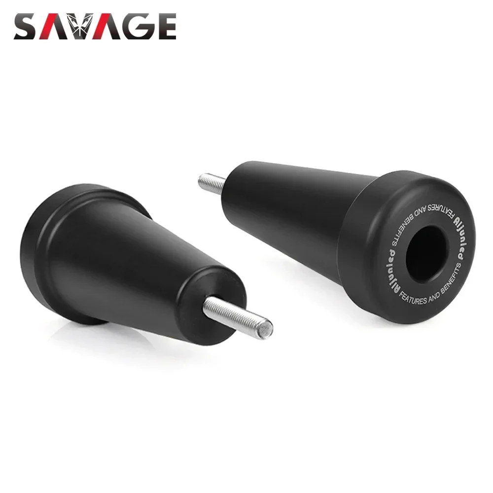 Curseurs De Fourche Avant Moto En Aluminium – Protection Anti-Chute Rouge, 2 Pièces, Compatible Avec La Plupart Des Motos Et Scooters
