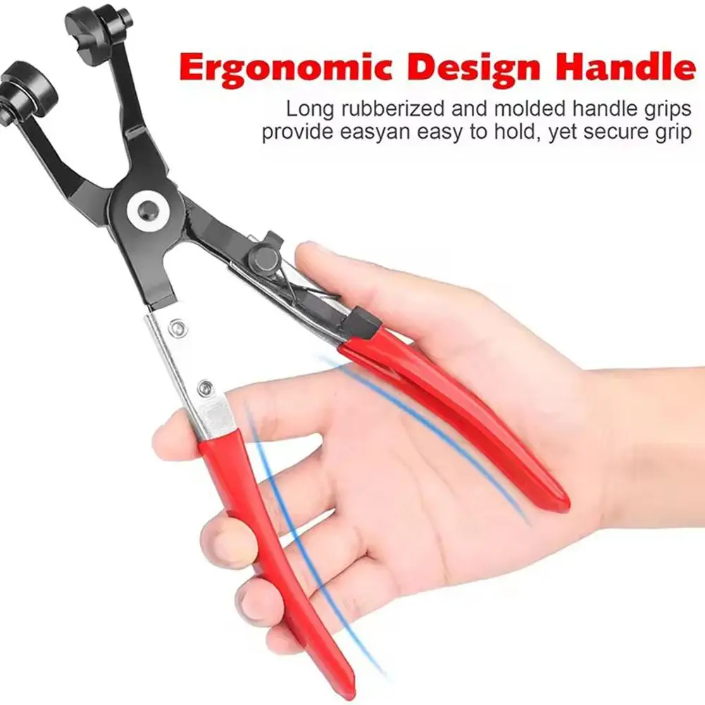 

1 шт. плоскогубцы для хомутов: снятие автомобильных водопроводных труб для зажимов для шлангов охлаждающей жидкости - более толстая ручка, ручной инструмент повышенной прочности S2Y8