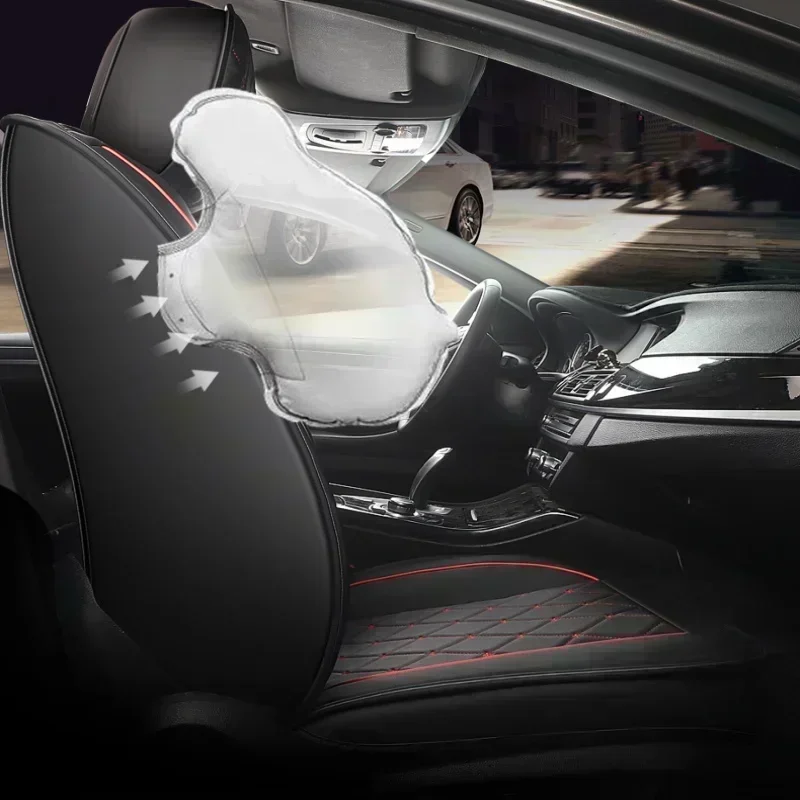 لتويوتا TundraCar غطاء مقعد الراقية بو الجلود تاج التطريز الكامل التفاف غطاء مقعد مقاوم للماء ومقاومة للاهتراء #5