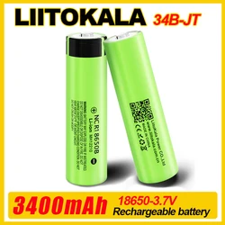 1-10PCS LiitoKala 34B-JT 3500mAh NCR18650B 3.7v 3400mah 18650 Lithium Rechargeable Battery Flashlight batteries