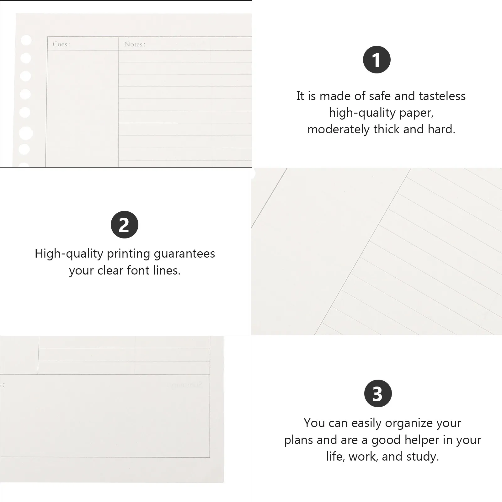 150Pcs Vintage Loose-Leaf Paper Premium Quality Notebook Refill for A5 Loose-Leaf Binder Notes Planning Journaling