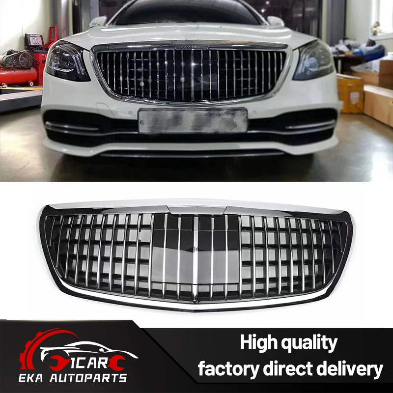 

For Mercedes-Benz S-Class W222 MBH Grille With 1: 1 Reduction S320 s450 s50 s63 MBH Grille With LOGO High Quality 2014-2020y