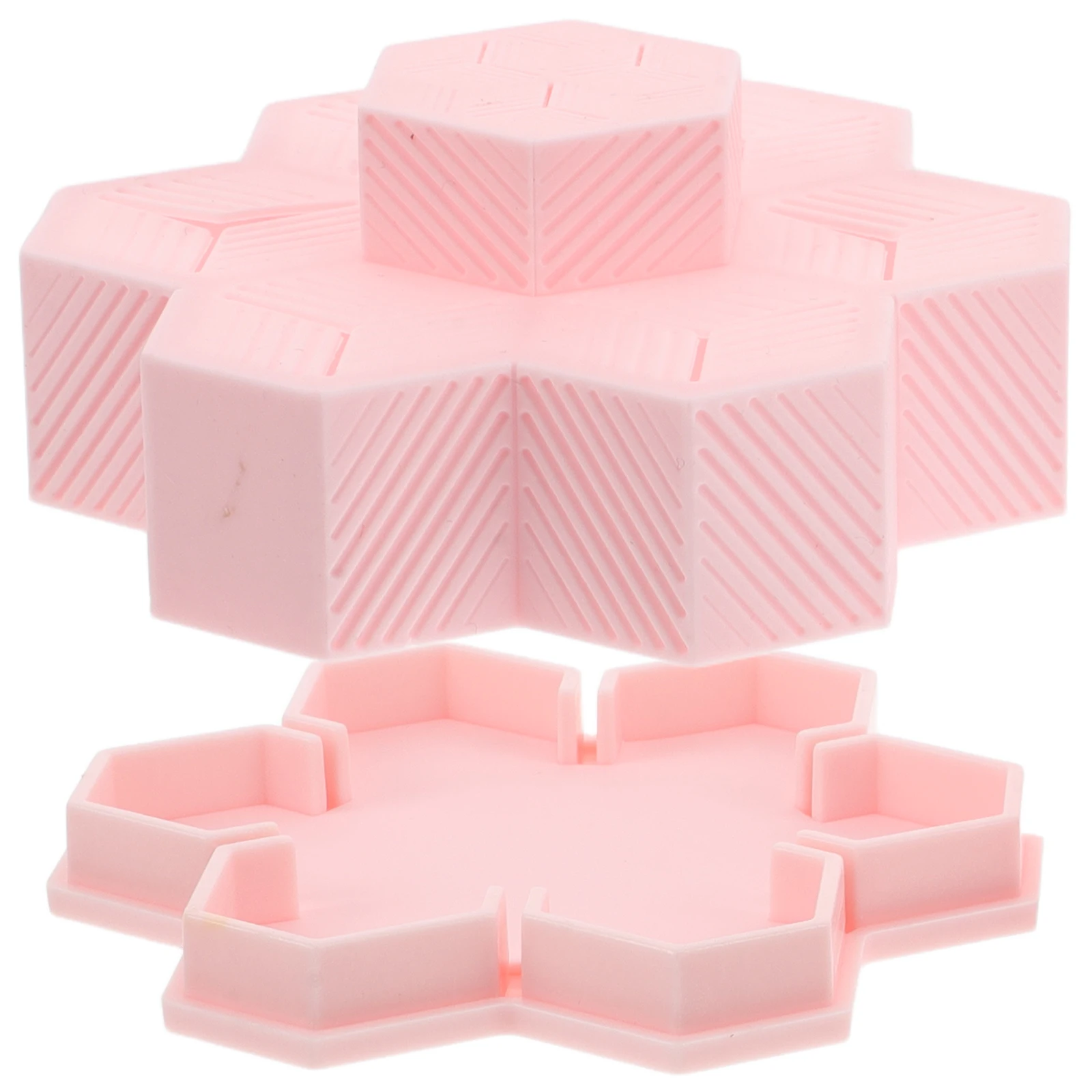 

Silicone Organizer Clear Lipstick Holder Makeup Brush Storage Box Travel Size Easy Clean Multifunctional