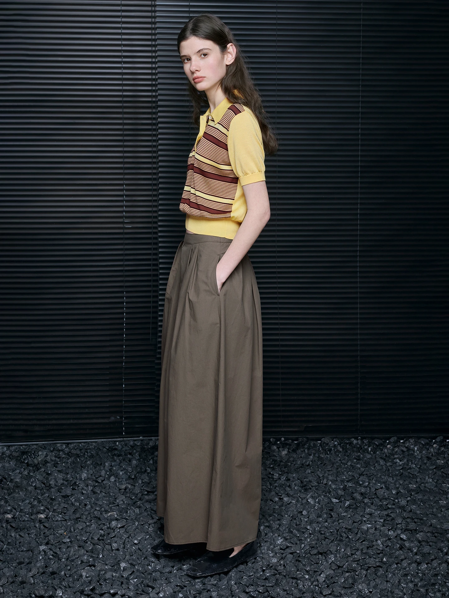 

Повседневные широкие брюки-юбка для женщин, свободные, модные, весенние, новые, простые, элегантные, из высококачественного хлопка, длинные брюки