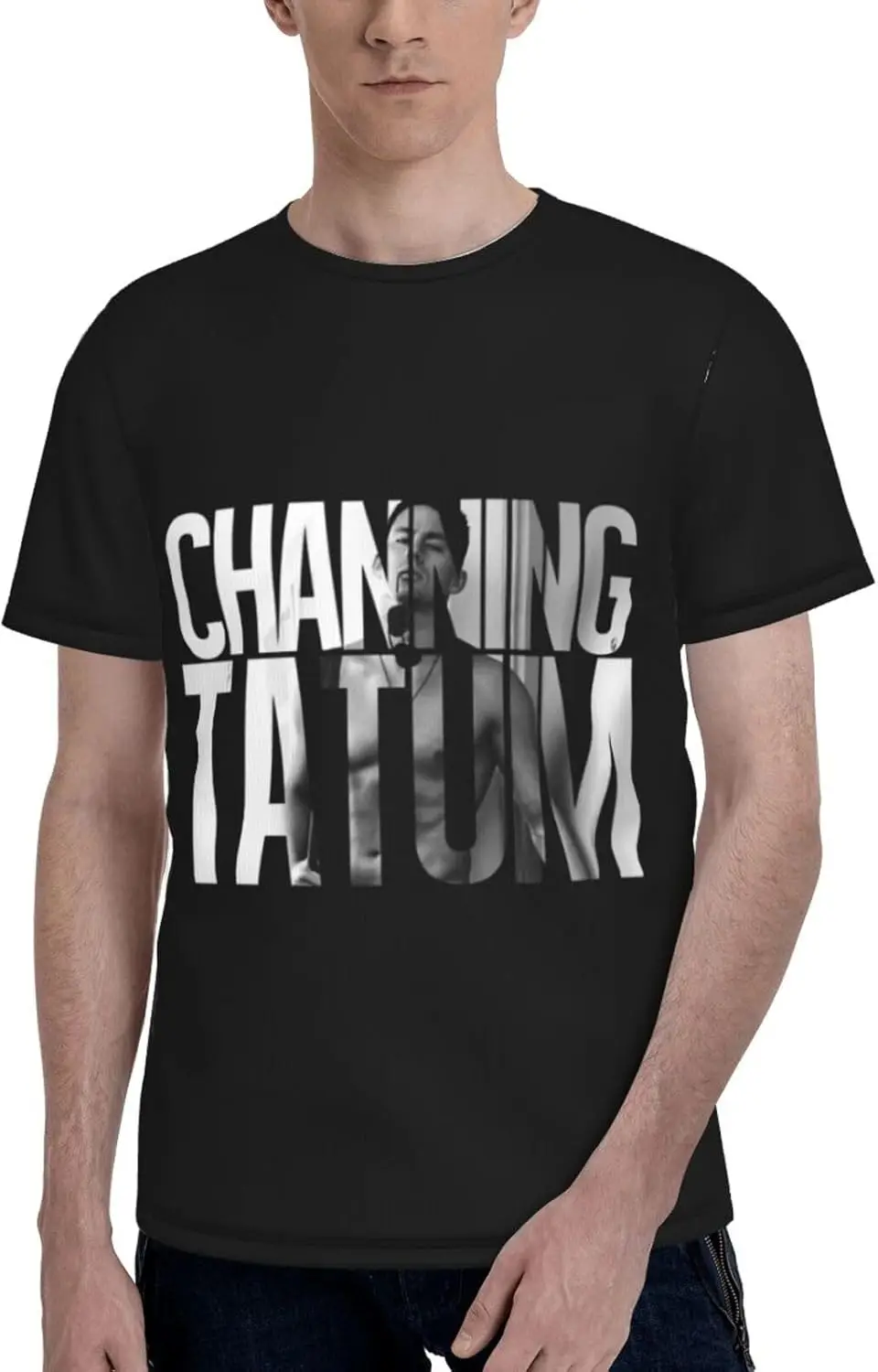 Channing Tatum Logo T Shirt Man's Summer Short Sleeve Tee Fashion Round Neck T-Shirts