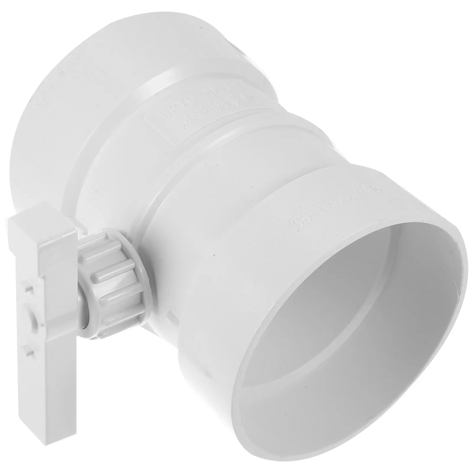 Manual Control Valve PP Plastic Duct Damper for Industrial Civil Buildings Ventilation Air Conditioning Purification
