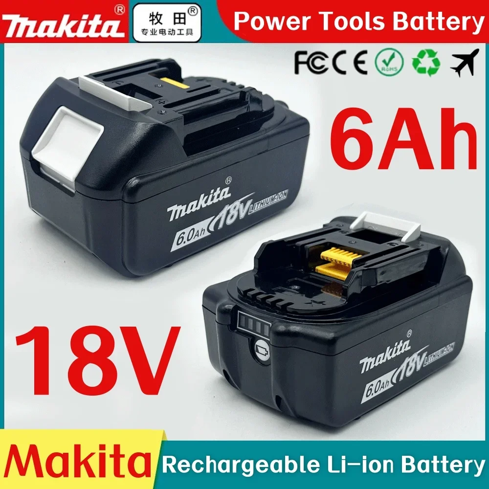 

100% Genuine/Original Makita 18v 6.0Ah battery LXT400 bl1840 bl1850b BL1850 bl 1860 bl1860 bl1830 bl1815 for makita tools drill