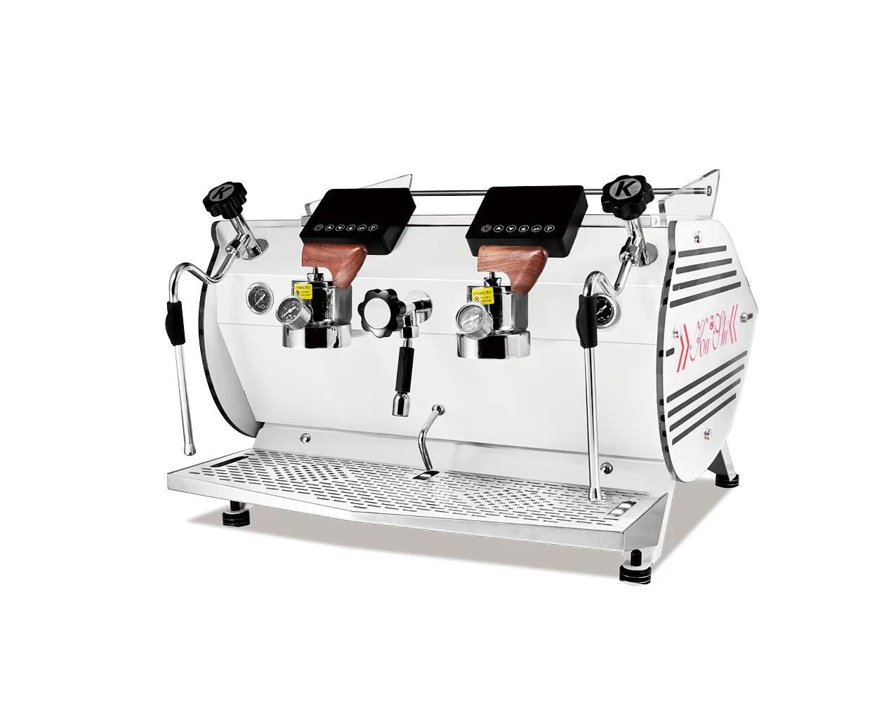 

Semi-automatic Espresso Machine Commercial Double Head Pump Pressure Coffee Shop with Milk Foam Coffee Machine