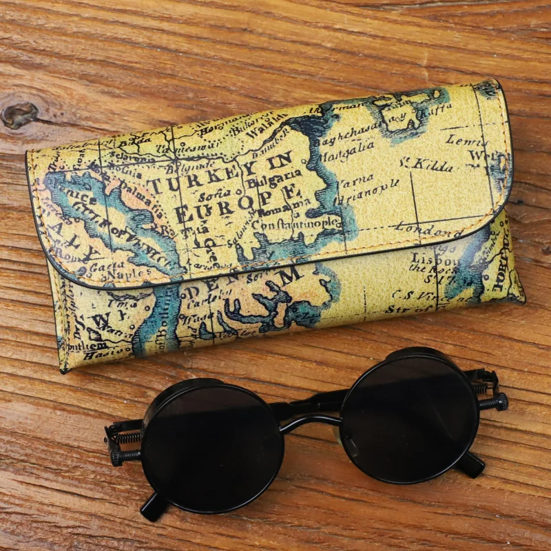 

Genuine Leather Glasses Bag Protective Case Cover For Women Men Portable Travel Sunglasses Case Reading Eyeglasses Holder Box