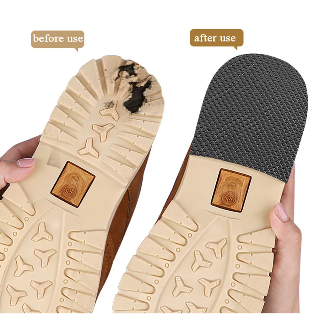 Anti-Slip resistente ao desgaste Sola Adesivos, Mudo Almofada Palmilhas, Reparação de Sola, Wearable Pads, Sapatos Acessórios, Novo