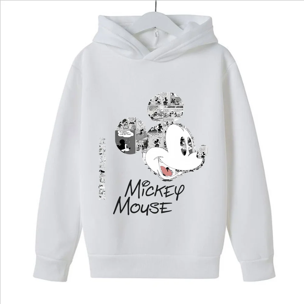 

Disney Mickey Minnie Mouse Hoodie Y2K 90s Cartoon Manga Anime Children Clothes Kid Girl Boy Sweatshirt Hoody Baby Top Pullover