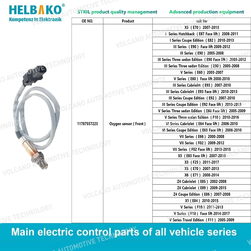 11787557223 Lambda O2 Oxygen sensor For BMW 135i 335i 335xi 335is Z4 3.0L