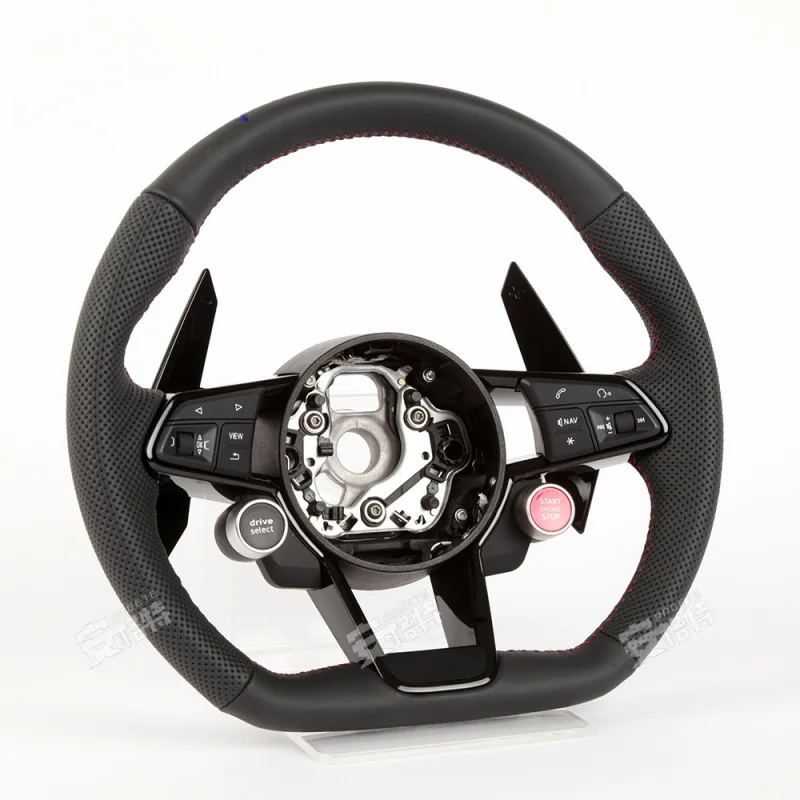

For Audi R8/TT/TTS/RS3/RS5/A3/A4 Full Leather Steering Wheel Assembly