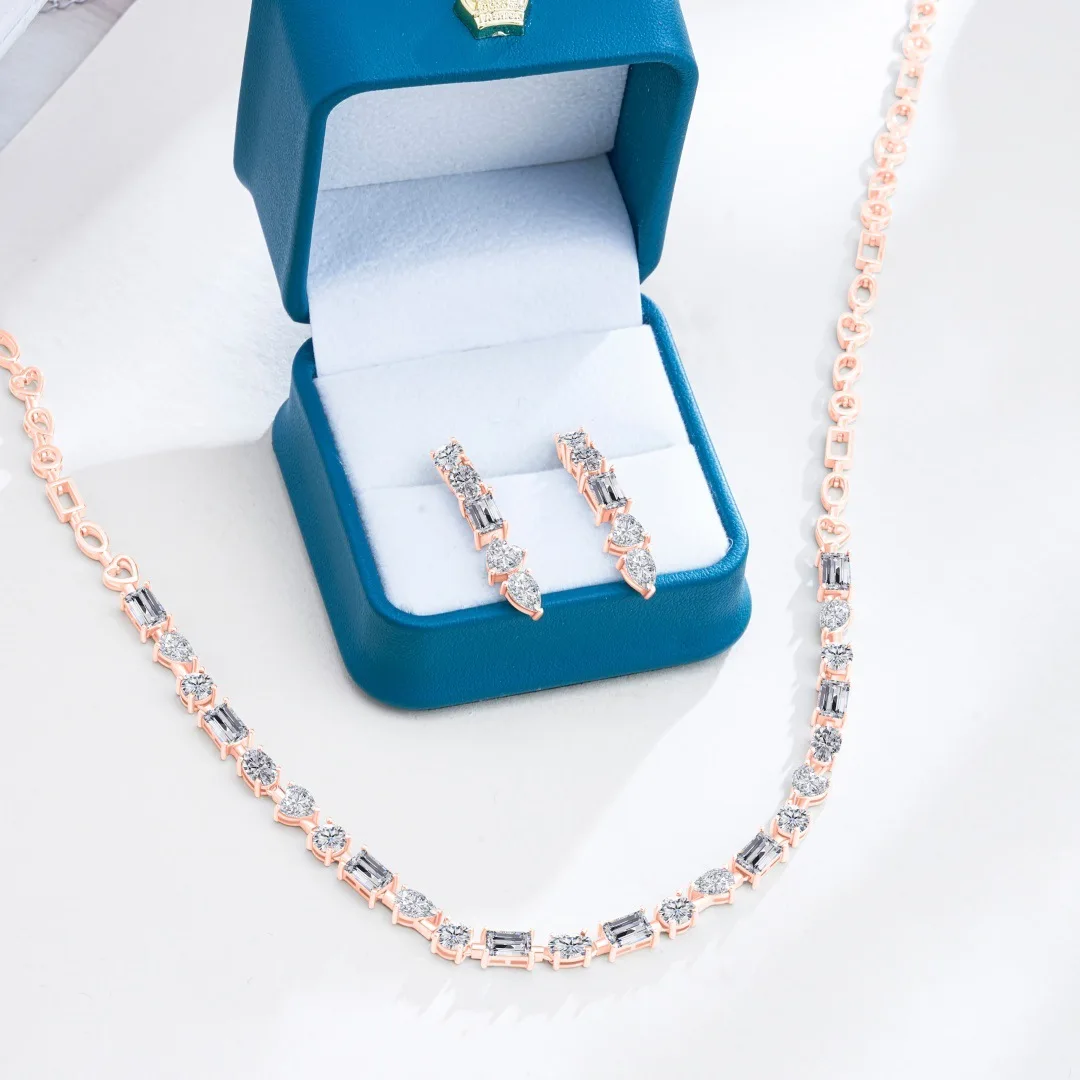 

Ожерелье Butterflykiss из стерлингового серебра 925 пробы неправильной формы с муассанитом для мужчин, унисекс, роскошный стиль, вечерние цепочки, комплект ювелирных изделий, подарок