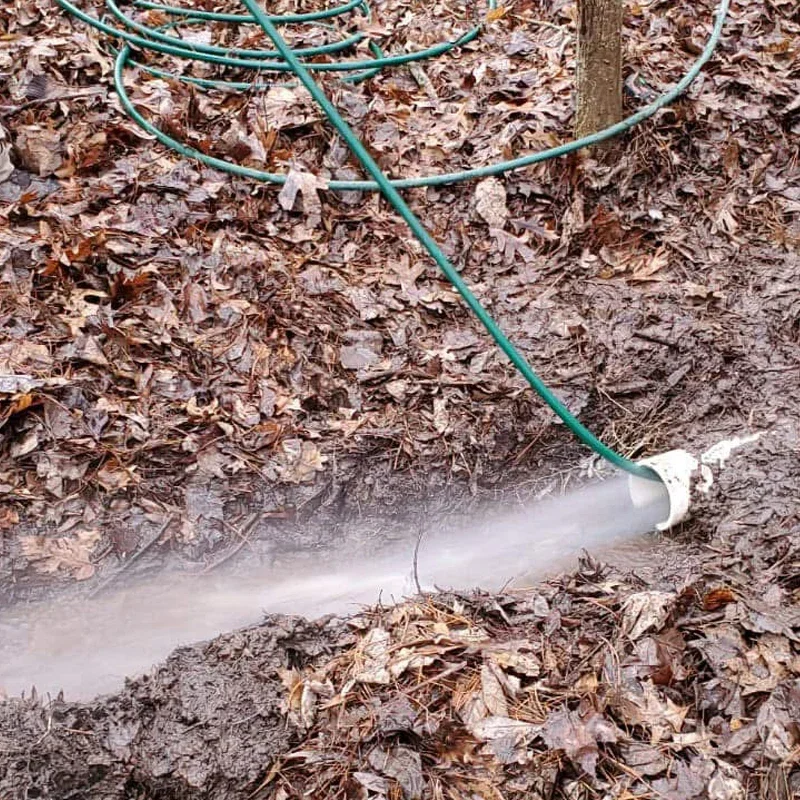4350psi 16lpm Gaso-line Engine 13hp Sewer Jetting Machine Drain Cleaning Machine Quickly Cleans Blockages in Pipes