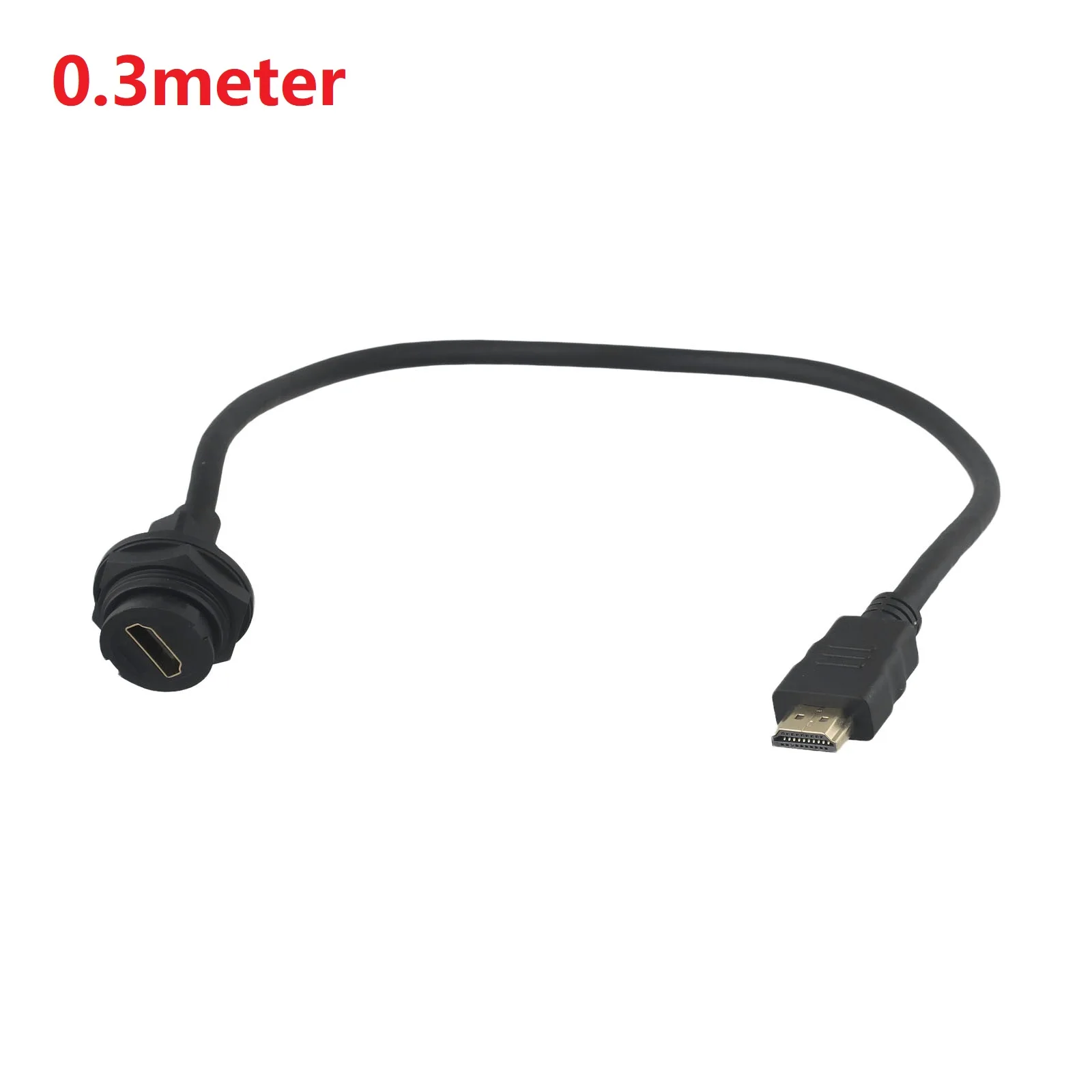 

1pc E16 Panel Mount Socket Waterproof IP67 Data Adapter Male Straight ExtensionCable Wire Cable Connectors With Dust Cover