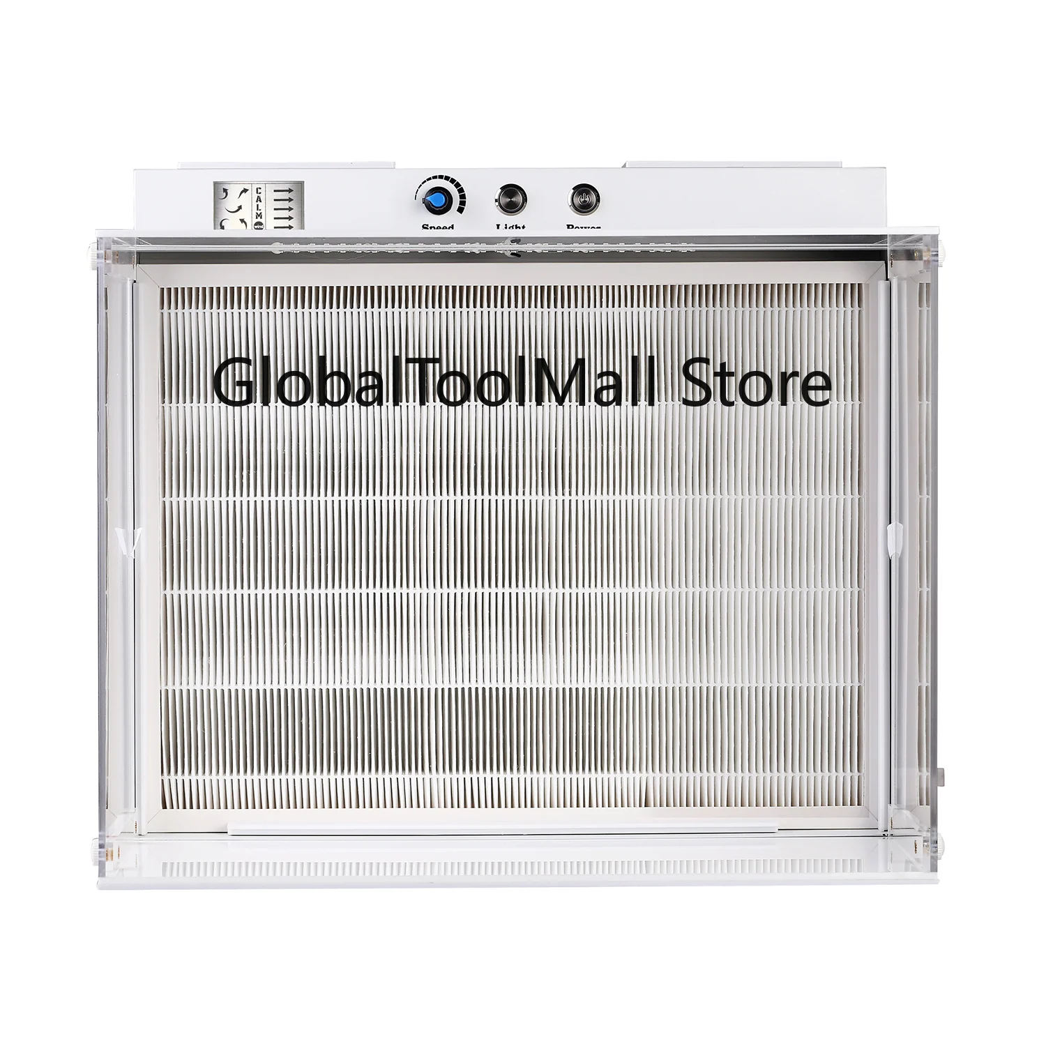 H13 HEPA Laminar Flow Hood Fan Filter Unit Horizontal Airflow Clean Bench for Mycology Electronics Repair Sterile Workstation