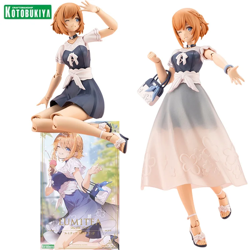 

Kotobukiya ARCANADEA LUMITEA ReACT-iF Angela AR009 Фигурки Мобильный костюм Девушка Пластиковая модель Комплект игрушек для мальчиков Оригинальная коробка