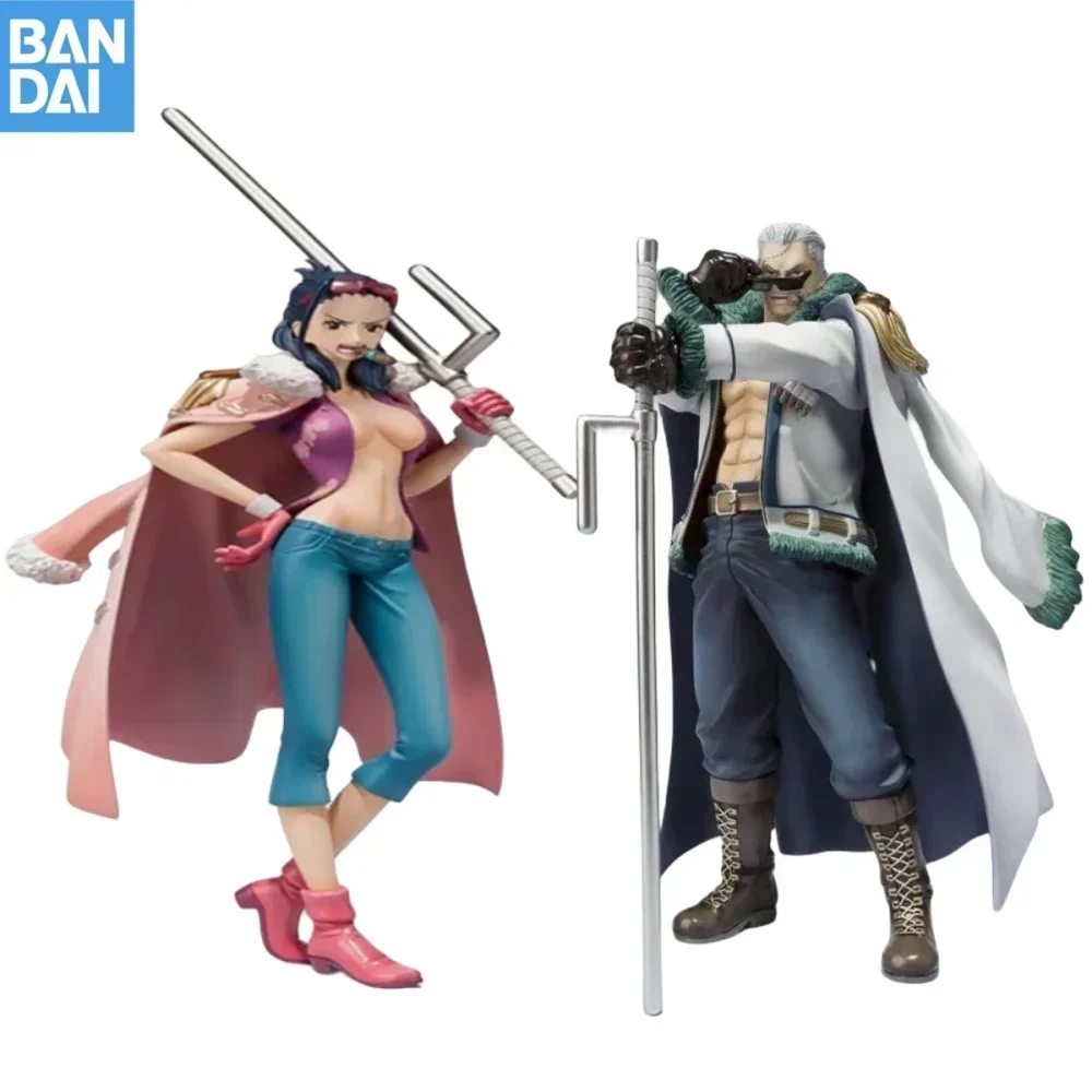 Bandai Anime Model Original Vice Admiral One Piece Tashigi Smoker Hat Group Smoker Version Action Figure Toys Birthday Gifts