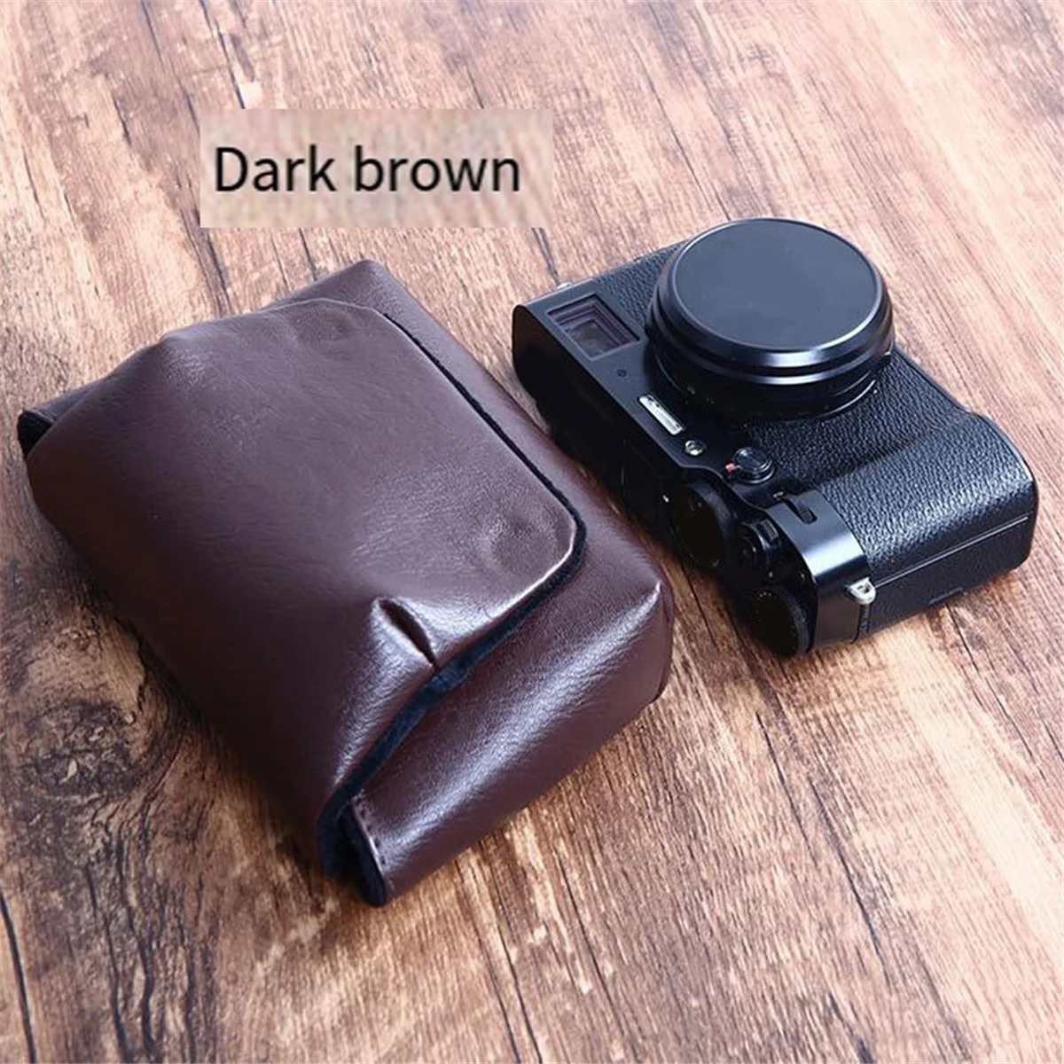 BABP Retro PU Leather Camera Bag Water Resistant Case Cover for Fujifilm Instax Mini EVO X100VI X100V X100F X100T X100S X30 A