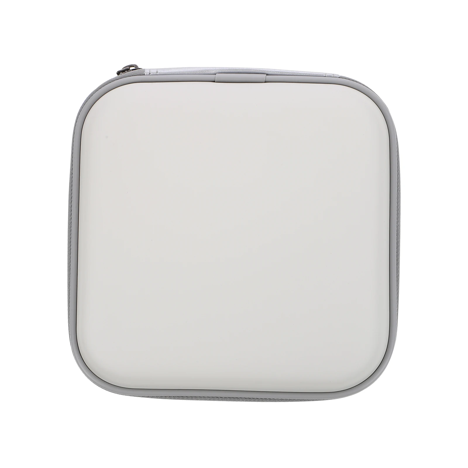 

CD Case DVD Storage White ganizer Disc Wallet Holder EVA Material Space Saving Portable Smooth Zipper