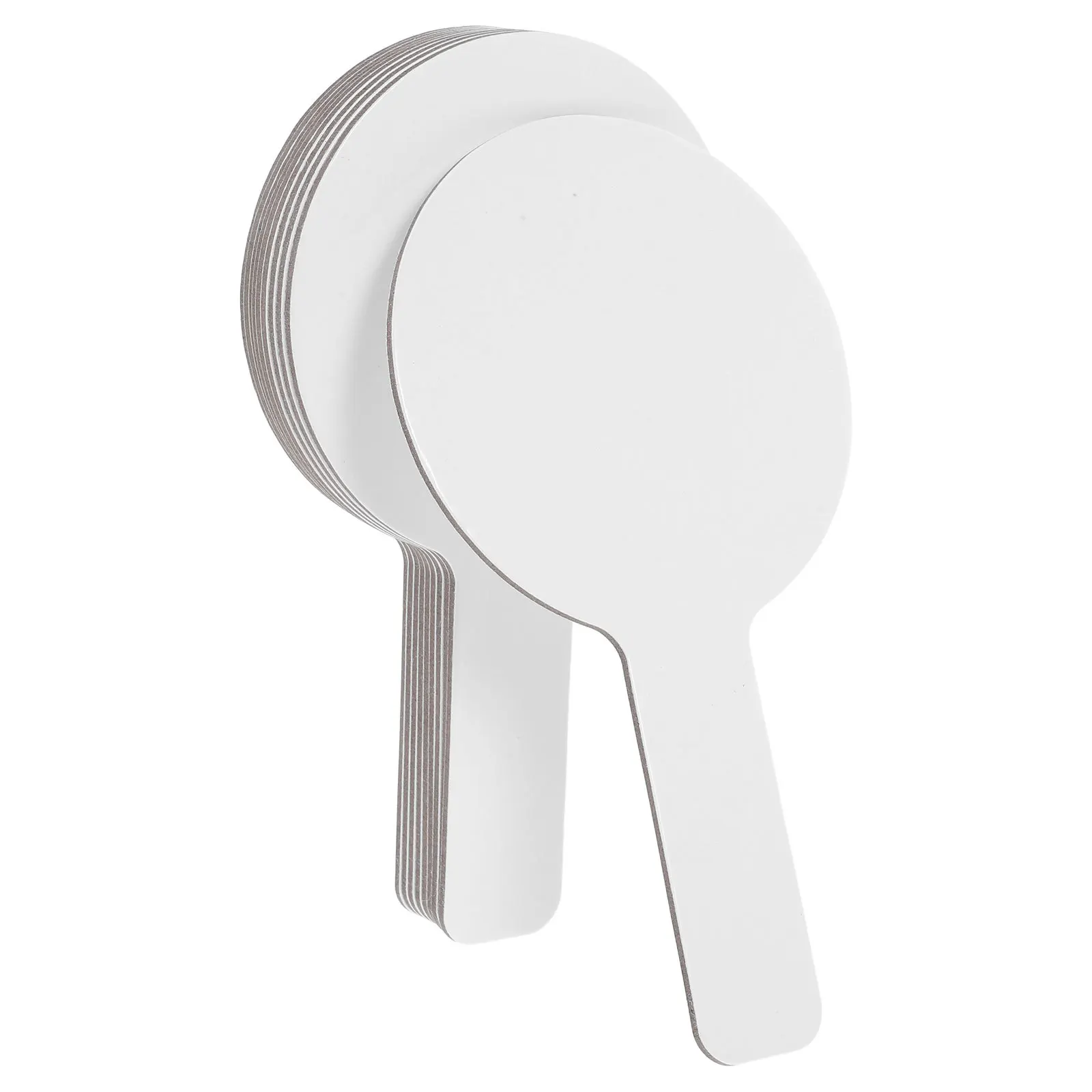

10Pcs Handheld Double-Sided Dry Erase Whiteboards Portable Classroom Voting Paddle Mini White Board for Kids Students