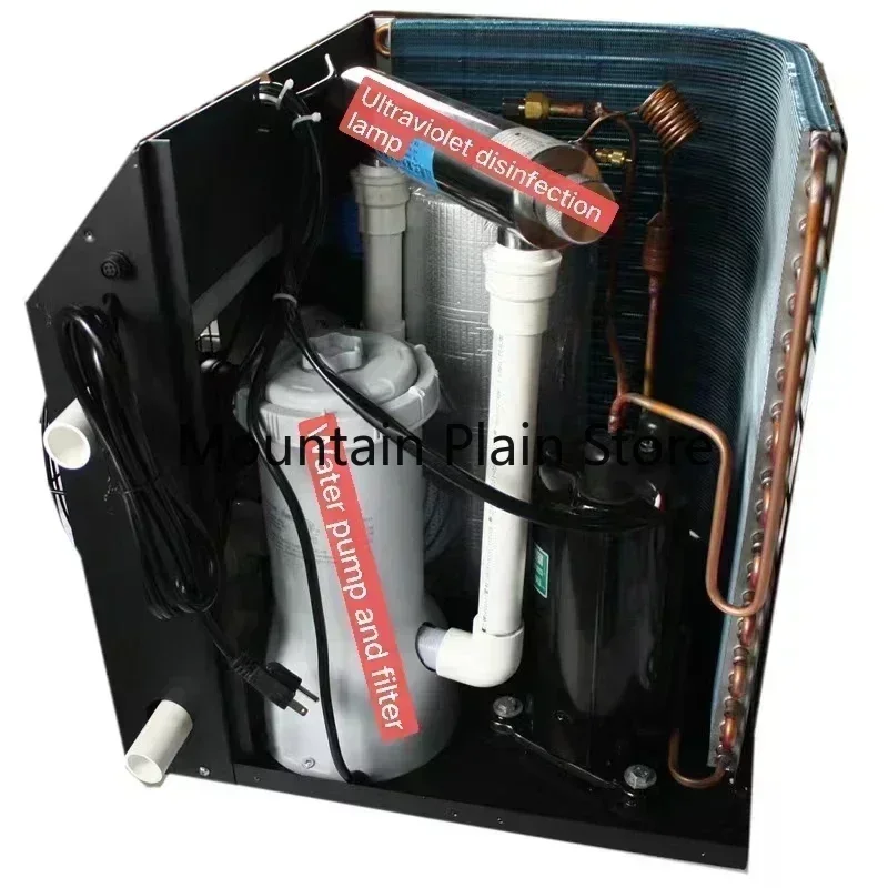 1HP 1.5HP 2HP Recirculating Ice Bath System Cooled Water Chiller with Filter Ilter  Pump UV Ozone Customized