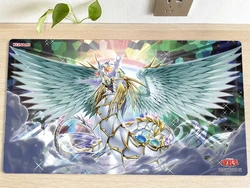 YuGiOh Table Playmat Rainbow Dragon TCG CCG Mat Trading Card Game Mat Mouse Pad Gaming Play Mat 60x35cm Mousepad Free Bag