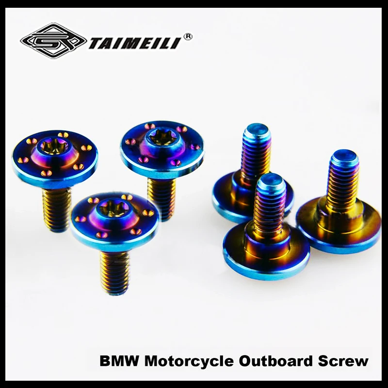 1pcs/Titanium alloy screw stepped M5x13/16/19mm s1000rr motorcycle outer panel screw