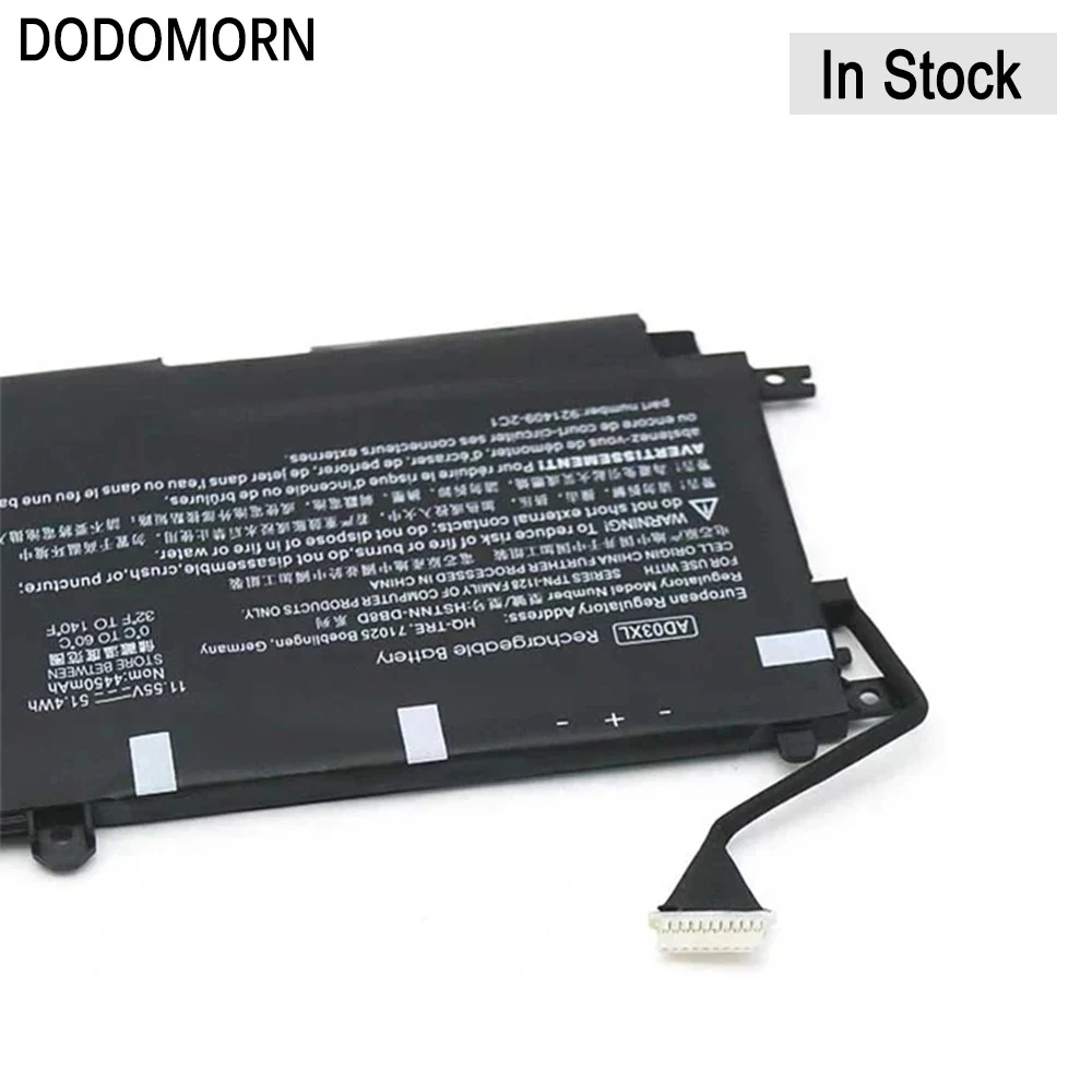 Imagem -04 - Dodomorn-bateria do Portátil para hp Envy Ad03xl 13t-ad000 13t-ad100 13-ad173cl 13-ad000tx 13-ad006la 13-ad008la 13-ad011la 13-ad013na