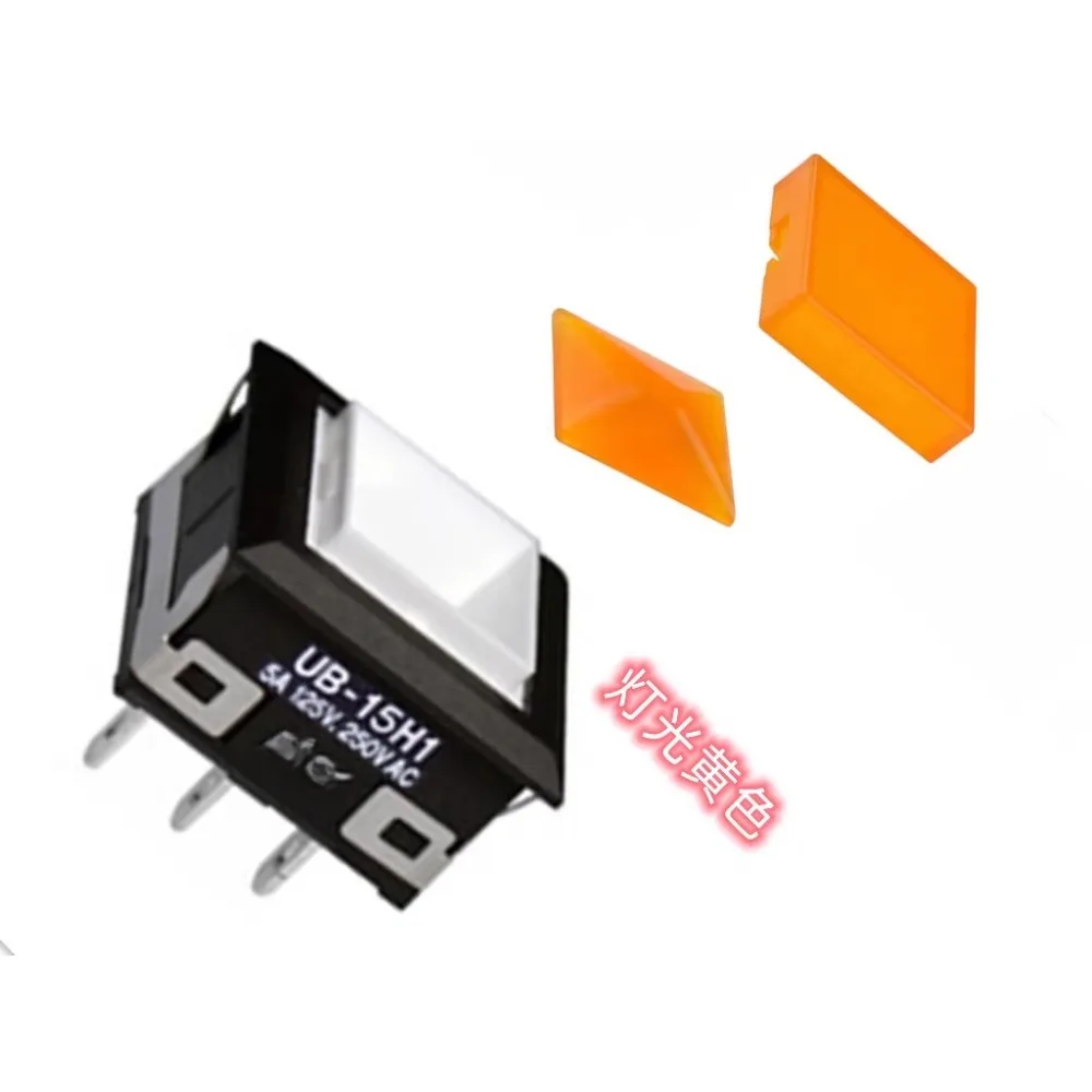 Square 5A UB-15H1 UB-16H1 Japan push button switch UB-25H1 UB-26H1 luminous