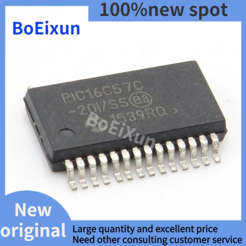 

1-10 PCS PIC16C57C-20I/SS SMD SSOP28 PIC16C57C 8-bit Microcontroller-microcontroller Chip Brand New Original In Stock