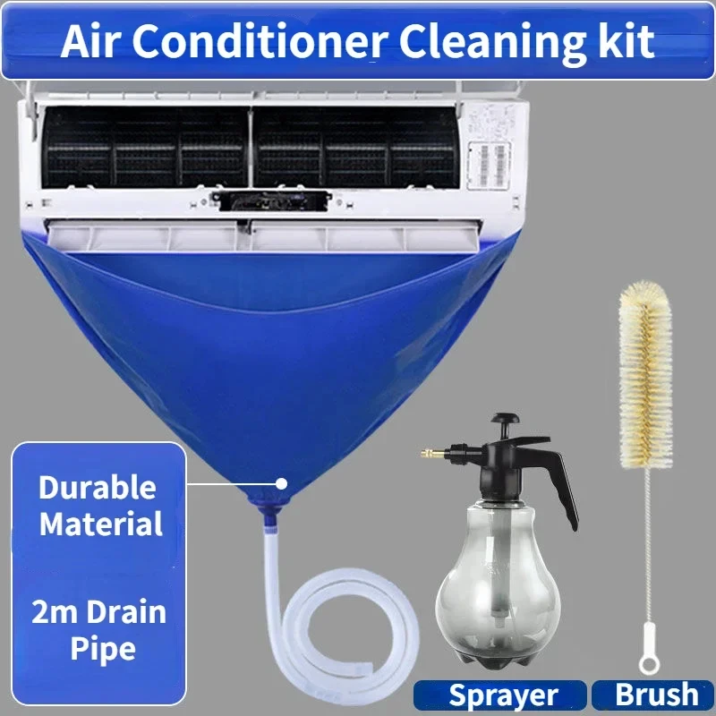 Air Conditioner Cleaning Bag Waterproof Drain for Washing Air Conditioning Water Drain-pipe Ac Cleaning Kit Aircon Cleaner Tools