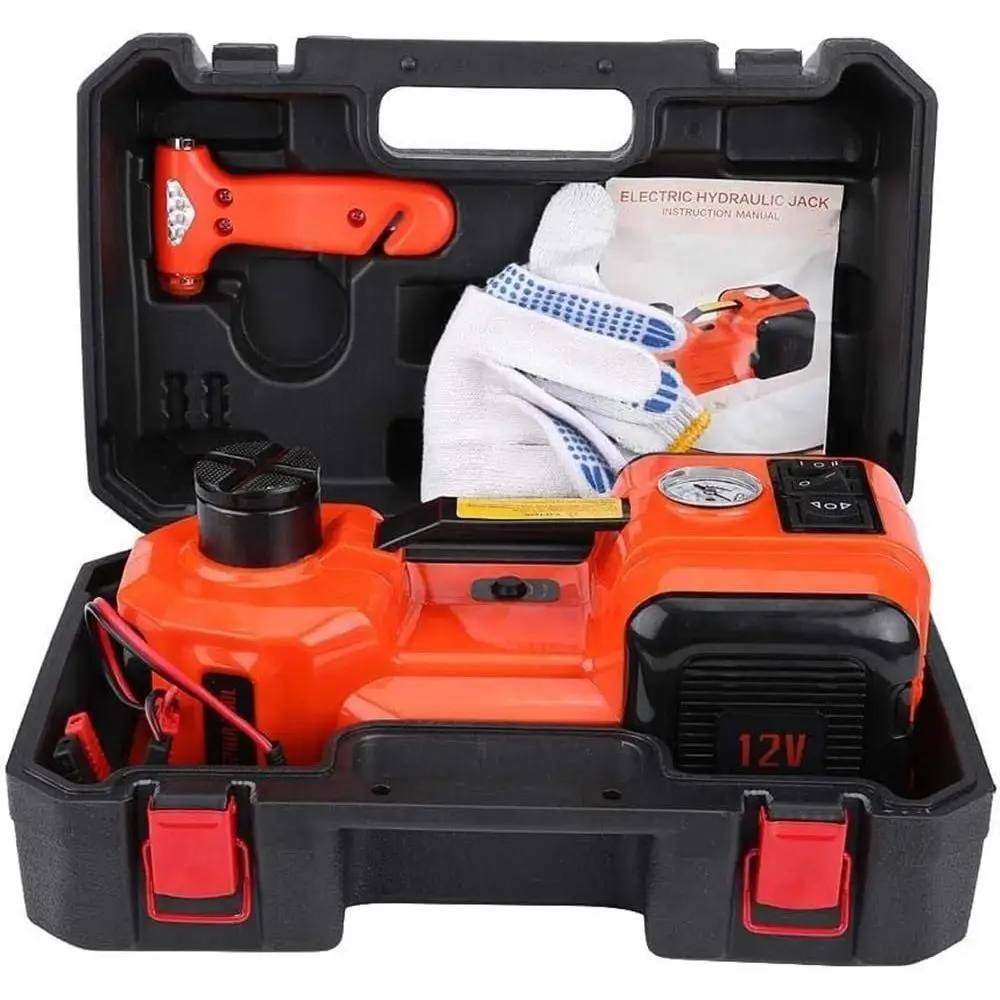 

Электрический гидравлический домкрат 12В постоянного тока, 5 тонн, с LED-подсветкой для гаража и экстренного использования