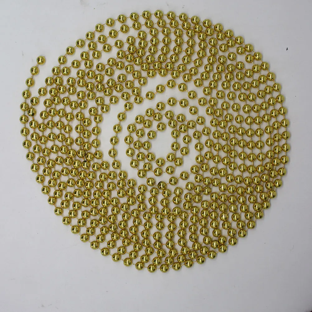 

8mm Electroplated Beads Chain for Diy Beads String Christmas Dining Table Decoration DIY Heart Shape String