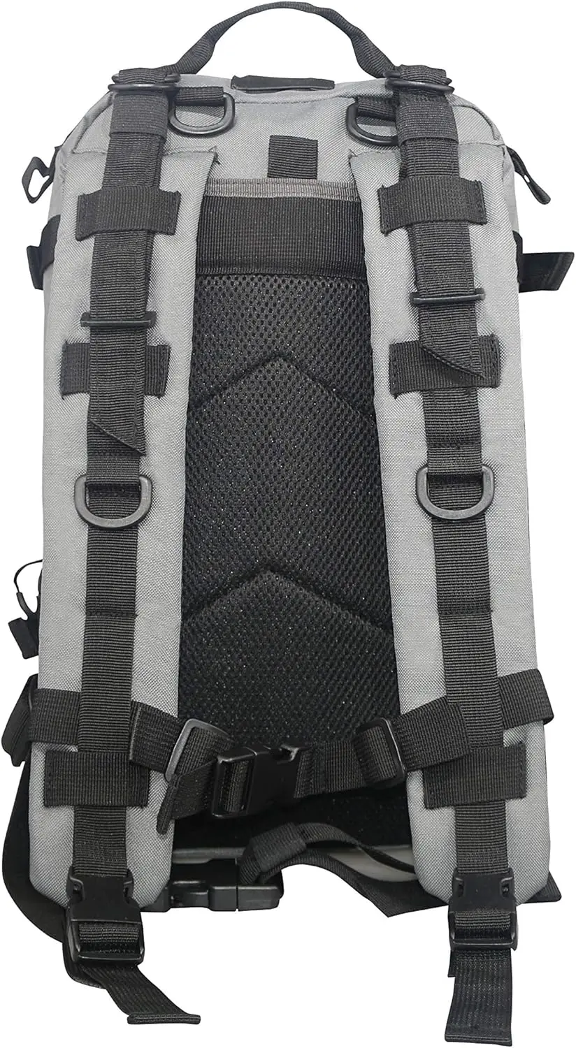 حقيبة ظهر طبية مستجيب للإسعافات الأولية للصدمات والنزيف EMS/EMT + طقم (رمادي) #4