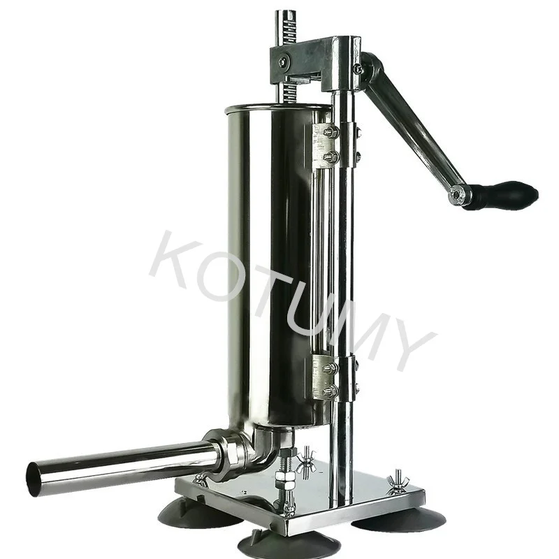 Sausage Stuffer Housemade Vertical Manual Stainless Steel Machine 4L Sausage Maker Filling Sausage Syringe Filler Meat Maker