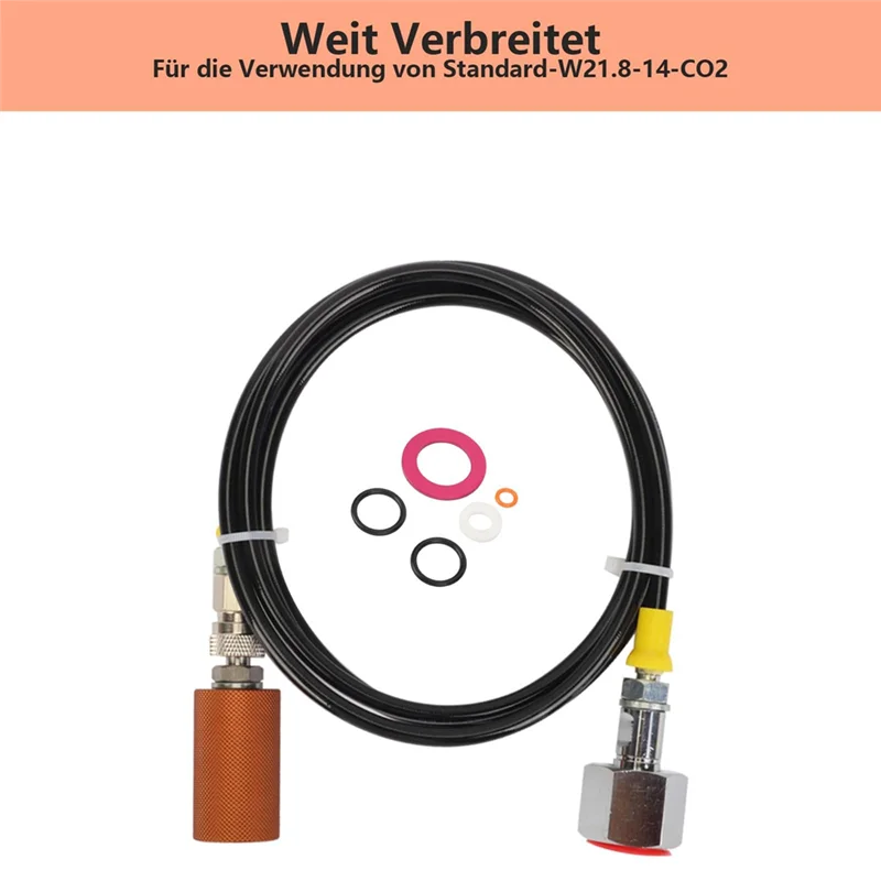 

AD23-Адаптер Шланг высокого давления Шланг высокого давления, для резервуаров CO2 и большинства машин для газировки