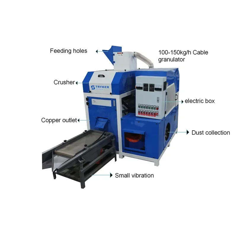 Industrial Machinery 2023 September Hot Sell Electric Wire Recycling Machine Scrap Copper Cable Granulator Machine